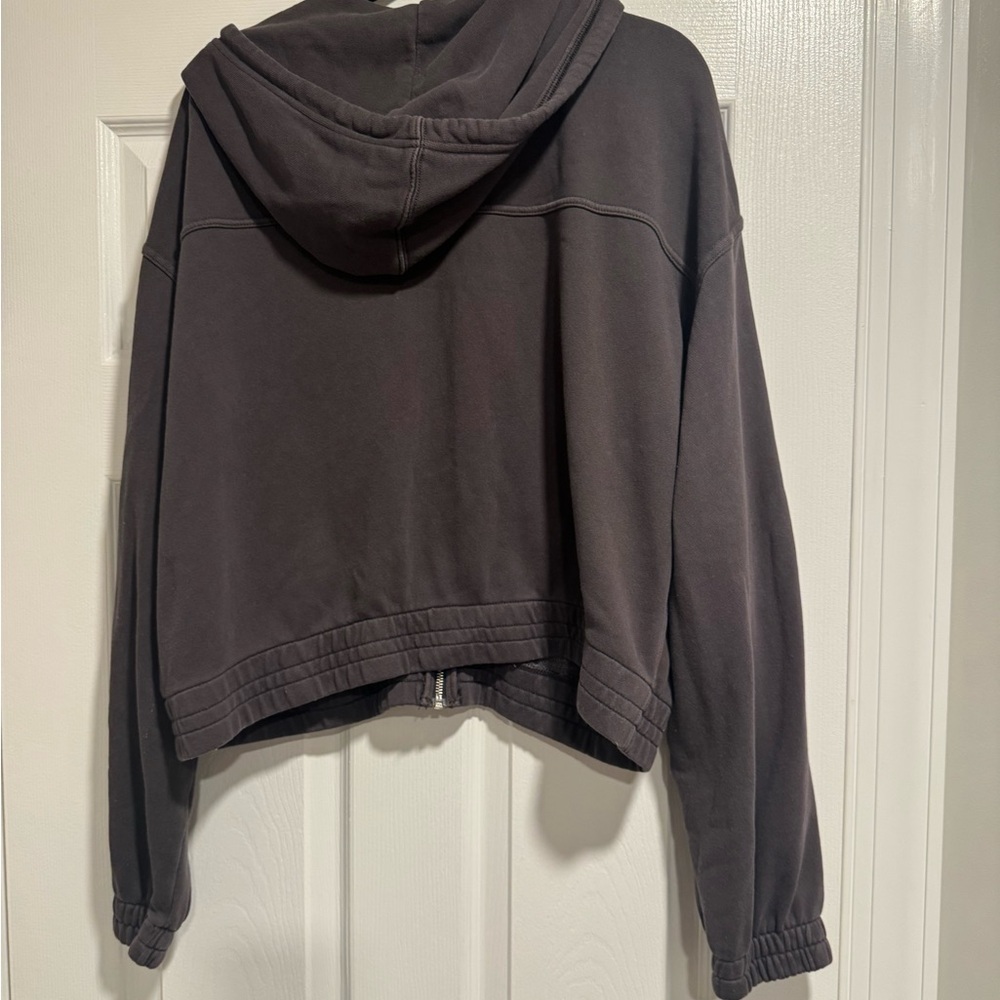 Aerie Cropped Zipper Hoodie - Picture 3 of 3